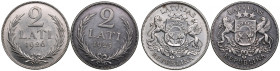 Latvia 2 Lati 1925, 1926 (2)
Various condition.