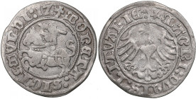 Polish-Lithuanian Commonwealth 1/2 Grosz 1512 - Sigismund I the Old (1506-1548)
1.23g. VF/VF. Ivanaskas 1S54-4