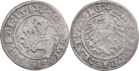 Polish-Lithuanian Commonwealth 1/2 Grosz 1515 - Sigismund I the Old (1506-1548)
1.20g. F/F. Ivanaskas 1S114-3.