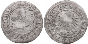 Polish-Lithuanian Commonwealth 1/2 Grosz 1516 - Sigismund I the Old (1506-1548)
1.11g. F/VF. Ivanaskas 1S128-4.