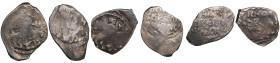 Group of Russia, Moscow Denga - Vasiliy II Vasilyevich the Blind (1425-1434) (3)
Various condition. Obv. St. George. / Rev. Russian legend. H&P 437 va...