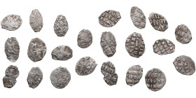 Collection of Russia Silver Wire Kopecks - Peter I, the Great (1682-1721) (11)
Various condition. Die variations.