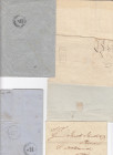 Estonia, Russia - Group of envelopes 1834, 1842, 1845, 1847, 1863, 1899 (6)
Various condition. Sold as seen, no return.
