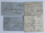 Estonia, Russia - Group of prephilately envelopes 1841-43, 1844, 1850, 1856 (4)
Various condition. Sold as seen, no return.