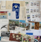 Group of Stamps, postcards, envelopes, brochures etc - Mostly Estonia, Russia USSR, Sweden
Sold as seen, no return.