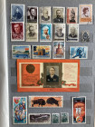 Collection of stamps: Russia, USSR, Estonia, Lithuania, Latvia, Germany, Cuba etc
Sold as seen, no return. Album with ten two-sided sheets with stamps...