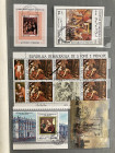 Collection of stamps: Many Art, Space - Different countries
Sold as seen, no return. Album with ten two-sided sheets with stamps. Please check photos ...