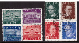 ESTONIA stamps 1938 SOCIETY OF ESTONIAN SCOURS 1938 and PÄRNU 1939 MiNo.Bl.2 and Bl4. used stamps
Sold as seen, no return. MiNo. Bl.2 and Bl4 used sta...