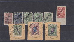 Group of Estonia, "Eesti Post" overprint stamps (9) Fakes
Various. Page is not included. Sold as seen, no return. 