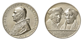 ROMA - PIO XI (1922-1939) MEDAGLIA IN AR - Anno XIV - Canonizzazioni del 1935 - D/Busto a s. R/busti affiancati e nimbati di Thomas More e John Fische...