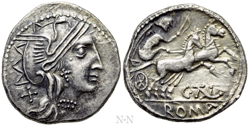 EASTERN EUROPE. Imitations of Roman Republic. Denarius (Circa 1st century BC). I...