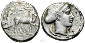 SICILY. Syracuse. Second Democracy (466-405 BC). Tetradrachm
