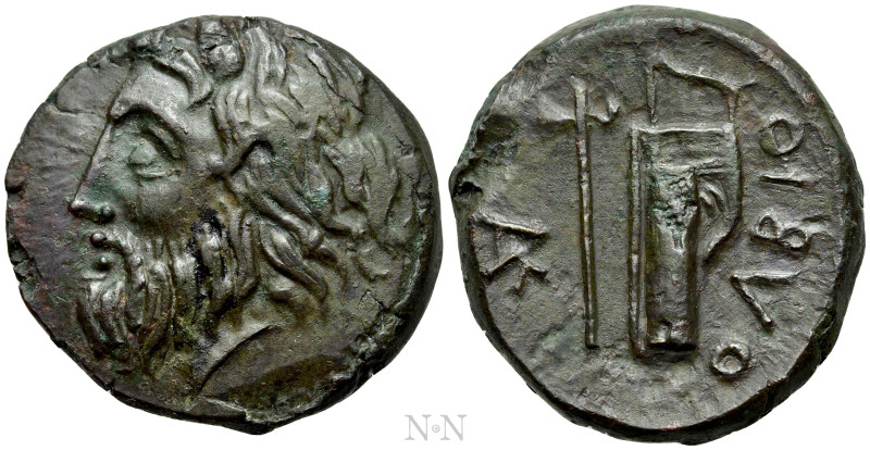 SKYTHIA. Olbia. Ae (Circa 320-300 BC). 

Obv: Horned head of Borysthenes left....