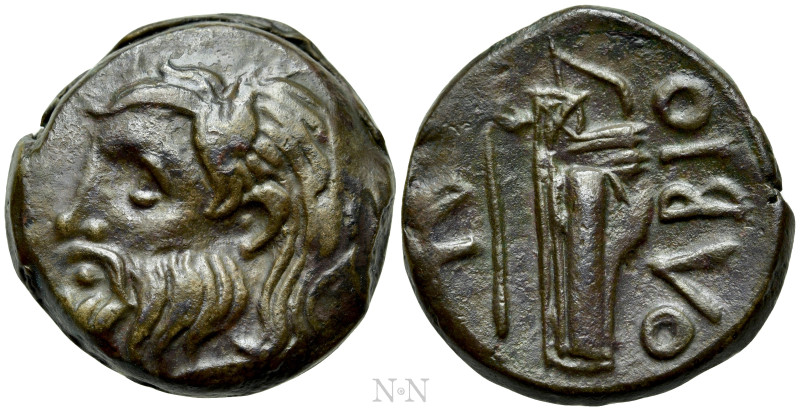SKYTHIA. Olbia. Ae (Circa 320-310 BC). 

Obv: Horned head of Borysthenes left....