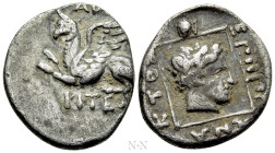 THRACE. Abdera. Drachm (Circa Circa 336-311 BC). Ipponaktos, magistrate