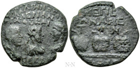BITHYNIA. Nicaea. Valerian I with Gallienus and Valerian II (251-260). Ae