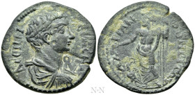 MYSIA. Hadrianothera. Geta (Caesar, 198-209). Ae