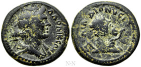 PHRYGIA. Laodicea ad Lycum. Pseudo-autonomous. Time of Antoninus Pius (138-161). Ae. Po. Ailios Dionysios Sabinianos, magistrate