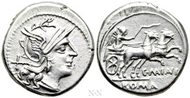 C. MAIANIUS. Denarius (153 BC). Rome
