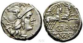 C. RENIUS. Denarius (138 BC). Rome