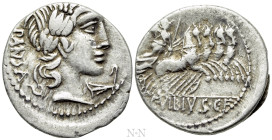 C. VIBIUS C.F. PANSA. Denarius (90 BC). Rome