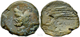 L. TITURIUS L.F. SABINUS. As (89 BC). Rome