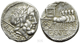 L. RUBRIUS DOSSENUS. Denarius (87 BC). Rome