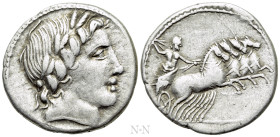 GARGILIUS, OGULNIUS and VERGILIUS. Denarius (86 BC). Rome