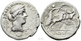 C. ANNIUS T. F. T. N. and L. FABIUS L. F. HISPANIENSIS. Denarius (82-81 BC). Mint in northern Italy or Spain