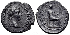 TIBERIUS (14-37). Denarius. "Tribute Penny" type. Lugdunum