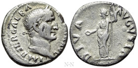 GALBA (68-69). Fourrèe Denarius. Rome