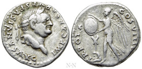 VESPASIAN (69-79). Denarius. Rome. "Judaea Capta" issue