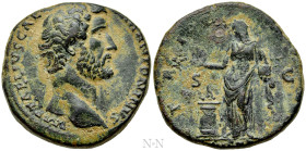 ANTONINUS PIUS (Caesar, 138). Sestertius. Rome