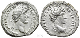 ANTONINUS PIUS with MARCUS AURELIUS As Caesar (138-161). Denarius. Rome
