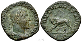 PHILIP I 'THE ARAB' (244-249). Sestertius. Rome. Saecular Games/1000th Anniversary of Rome issue