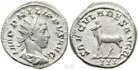 PHILIP II (247-249). Antoninianus. Rome. Saecular Games/1000th Anniversary of Rome issue