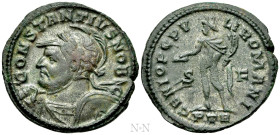 CONSTANTIUS I (Caesar, 293-305). Follis. Treveri
