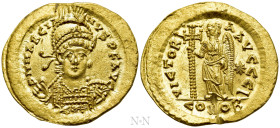 MARCIANUS (450-457). GOLD Solidus. Constantinople