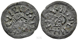 GEPIDS. In the name of Anastasius I (491-518). Fourrèe Quarter Siliqua. Sirmium