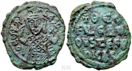 THEOPHILUS (829-842). Half Follis. Constantinople