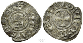 CRUSADERS. Latin Kingdom of Jerusalem. Baldwin III (1143-1163). BI Denier. Jerusalem