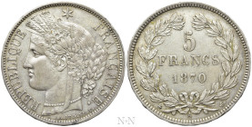 FRANCE. Third Republic (1870-1940). 5 Francs (1870-A). Paris