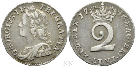 GREAT BRITAIN. George II (1727-1760). 2 Pence (1746)