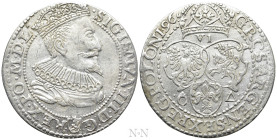POLAND. Sigismund III Vasa (1587-1632). Szostak or 6 Groszy (1596). Malbork (Marienburg)