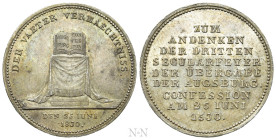 GERMANY. Augsburg. Silver Medal (1830). On the 300th anniversary of the Augsburg Confession