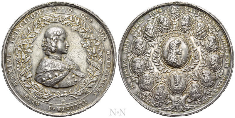 HOLY ROMAN EMPIRE. Leopold I (1657-1705). Silver Medal (1688). By M. Brunner.
...