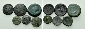 6 Greek Coins of Sicily