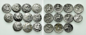 11 Drachms of the Macedonian Kings; Alexander the Great etc