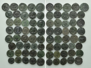 Circa 40 Late Roman Coins