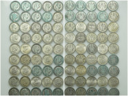 45 x 1 Kronen / Corona Silver Coins of Austria Hungary